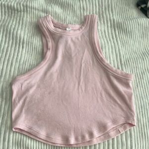 NWOT Lululemon hold tight cropped tank.